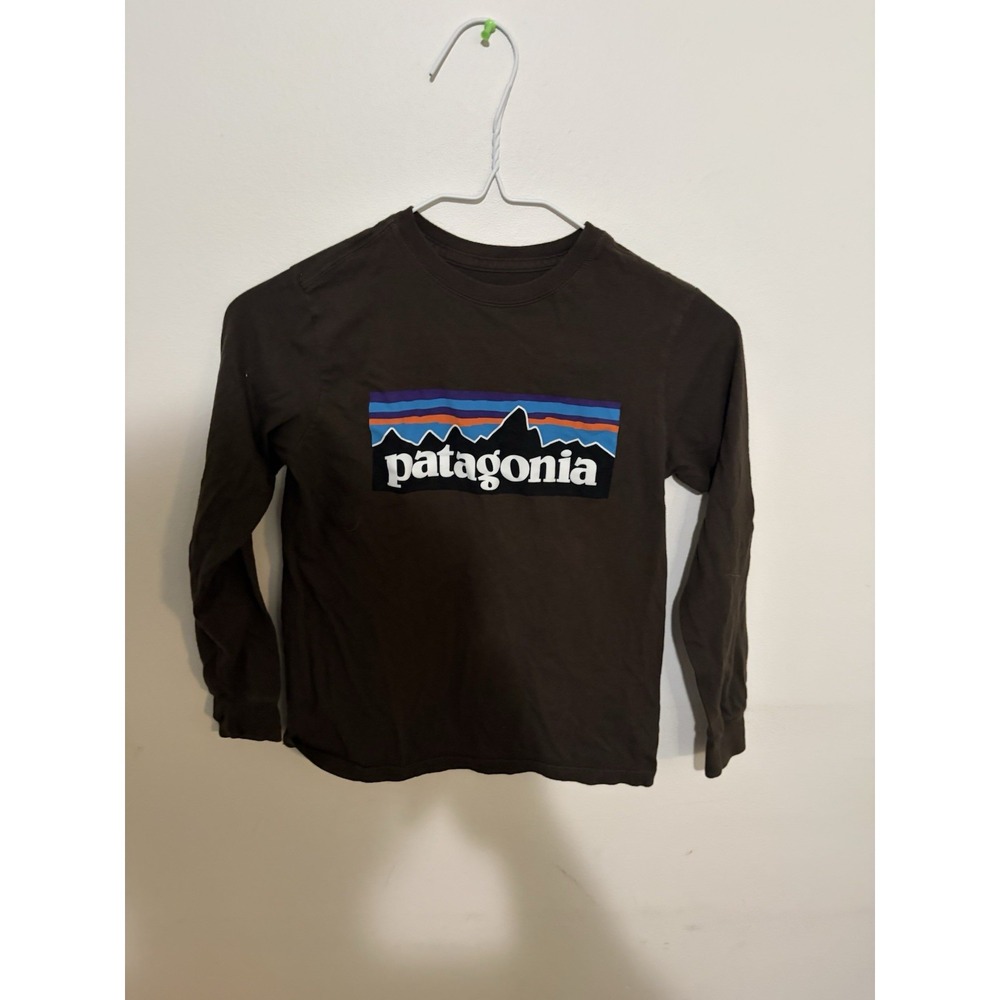 Patagonia Black Longsleeve Shirt Responsible Shirt Kids Regular Fit XSmall